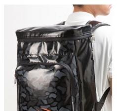 防水性の高いターポリン使用「ターポリンスクエアリュック1」 画像