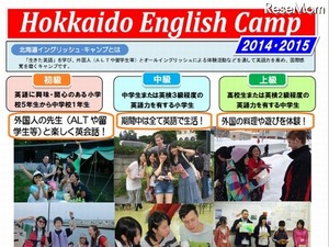 北海道イングリッシュキャンプ、レベル別に参加者募集 画像