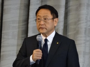 【企業】トヨタ豊田社長、常務役員の逮捕で会見「法を犯す意図なかったと信じている」 画像