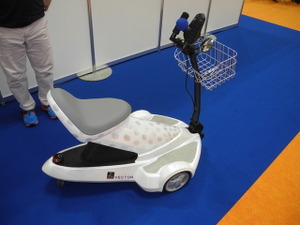 【スマートコミュニティ15】デザイン重視のシニアカー、来年発売へ…ベクトル 画像