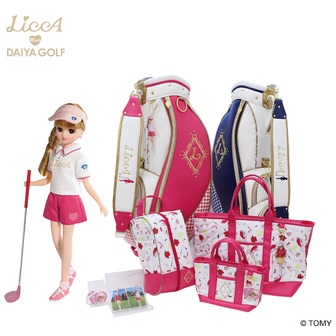 リカちゃんの大人向けブランド「LiccA」デザインのゴルフグッズが登場
