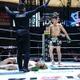 【RIZIN】「またウザい動きを見せています」朝久泰央 、フジテレビ社員・ウザ強ヨシヤに“鮮烈TKO”　変則的な動きで撹乱→会場大盛り上がり 画像