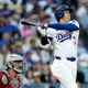 【MLB】大谷翔平、WCS初戦“爆速”先頭打者アーチで「新たなメジャー記録樹立」　米記者注目の一発「100マイル以上の投球を捉えた本塁打で……」 画像