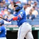 【MLB】ゲレーロJr.がシャンパンファイトで「ザ・ヤンキースルーズ！」　盛大な煽りに中継のジーターとAロッド苦笑い、オルティス大爆笑 画像