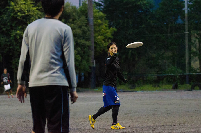 【やってみた】池治ちあき選手に教わるアルティメット