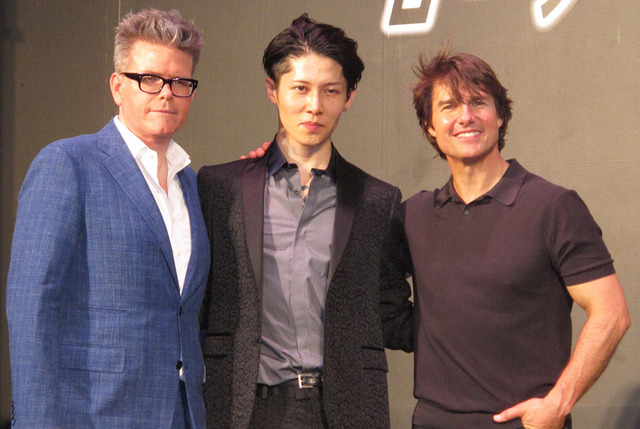 クリストファー・マッカリー監督、MIYAVI、トム・クルーズ／『ミッション：インポッシブル／ローグ・ネイション』ジャパン・プレミア