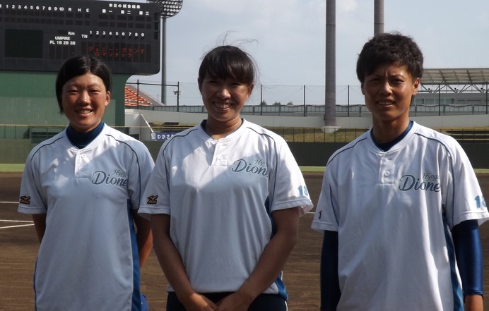 女子プロ野球 兵庫ディオーネ主力3選手、野球少女からプロまでの道のりを語る