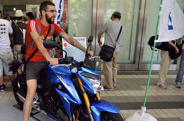 秋葉原で開催されたバイクの日イベント