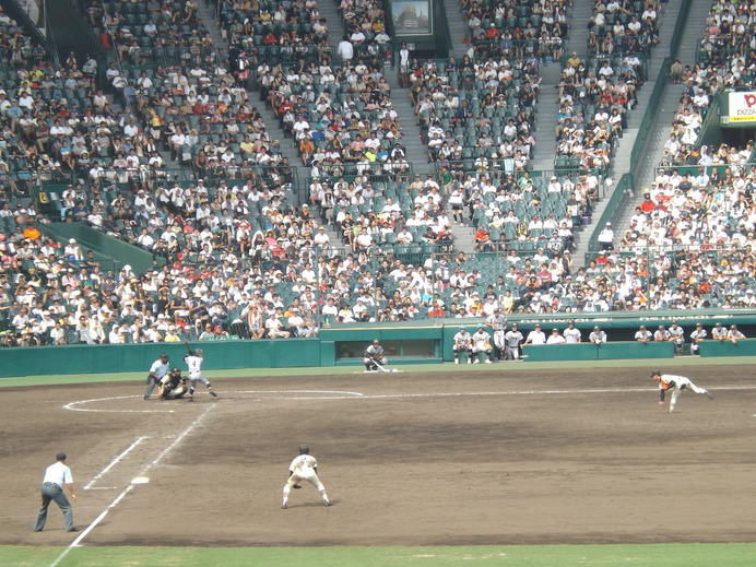 甲子園球場外野からの風景