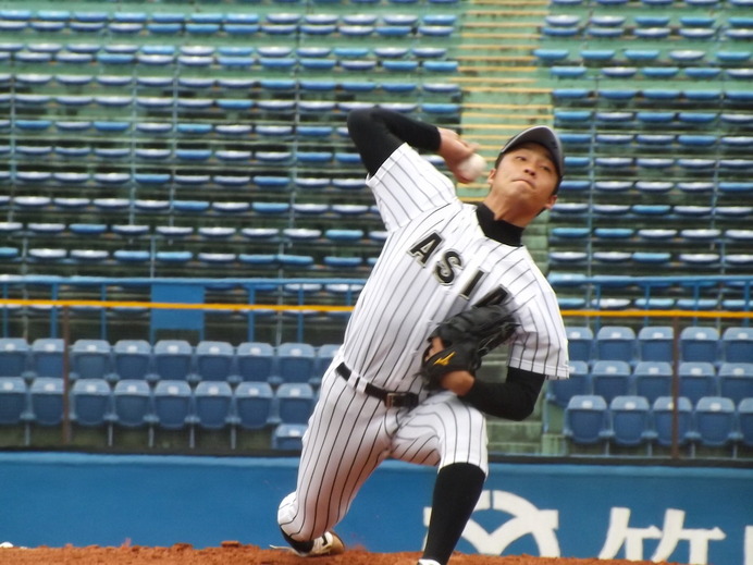 亜細亜大・石塚君（４年・玉野光南）