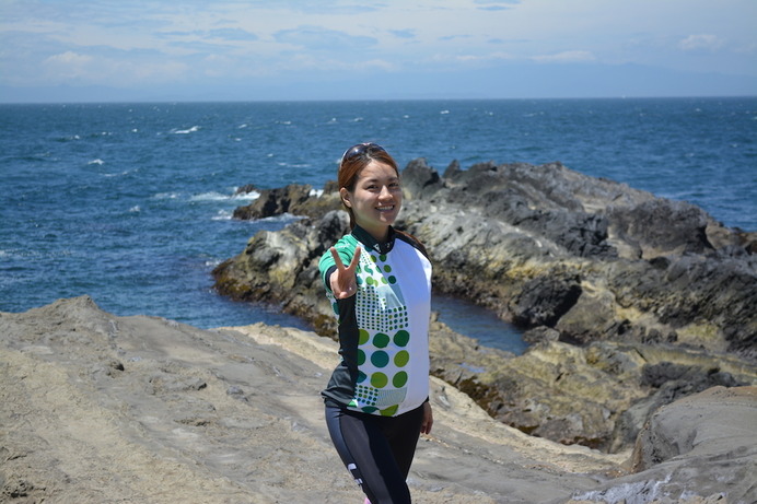 【ツール・ド・東北15】水越ユカ、ロードバイクの自主練習…神奈川の海沿いをサイクリング！