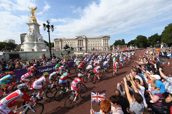 ロンドン五輪 自転車男子ロード 参考画像（2012年7月28日）