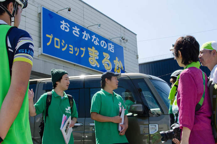 ツール・ド・東北2015の事前イベント「手ぶらdeラクラク 石巻周遊ライド」（2015年9月12日）