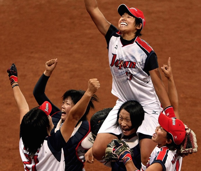 ソフトボール日本代表 2008年（c）Getty Images