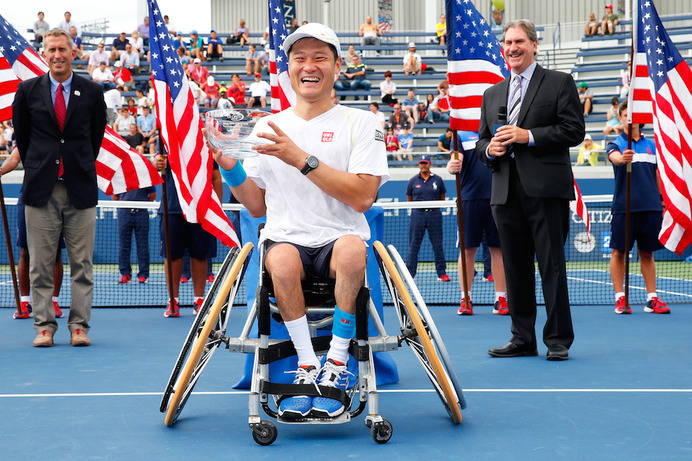 国枝慎吾、全米テニス連覇6度目の優勝（2015年9月13日）