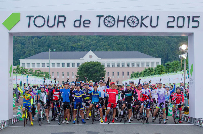 ツール・ド・東北2015には3478名のライダーが参加した（9月13日）