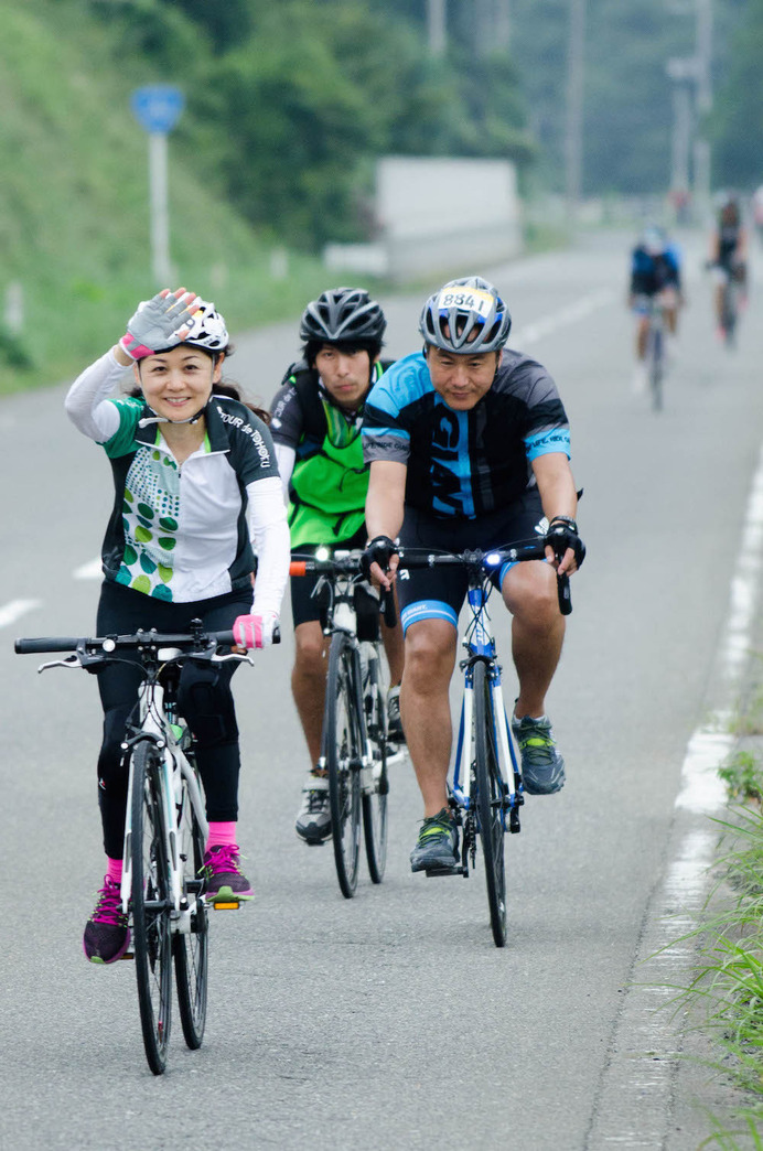 ツール・ド・東北2015には3478名のライダーが参加した（9月13日）