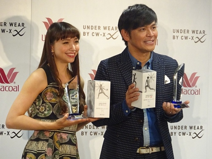 UNDER WEAR BY CW-X presents「仕事アスリート」アワード授賞式にて
