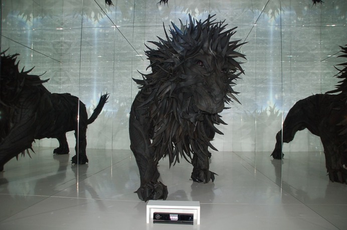 タイヤでできたライオン…トーヨータイヤが東京デザインウィークで展示