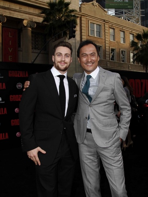 アーロン・テイラー＝ジョンソン＆渡辺謙／『GODZILLA』ワールド・プレミア in L.A