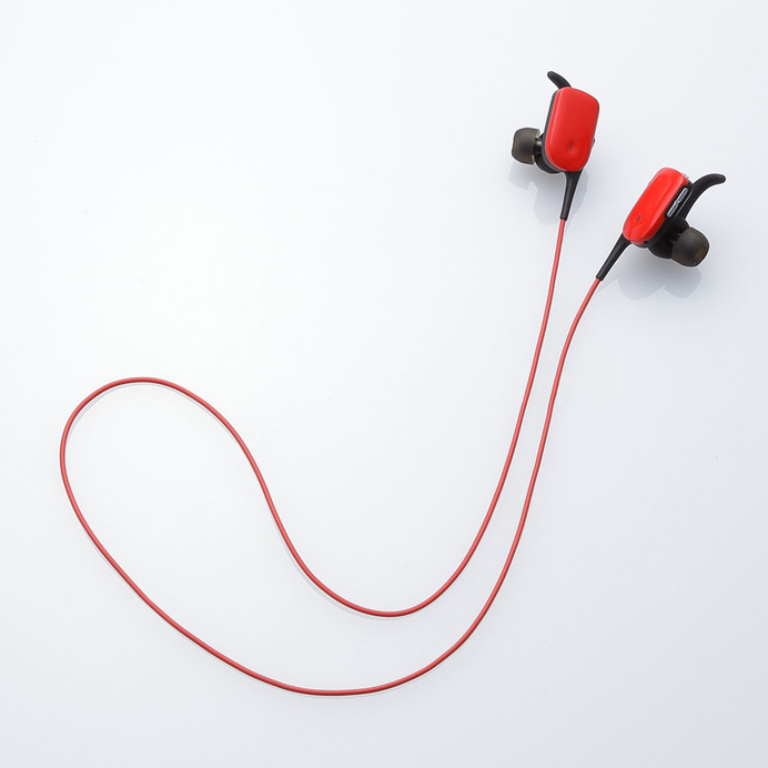 エレコム、汗や雨に強い防水イヤホン…Bluetoothにも対応