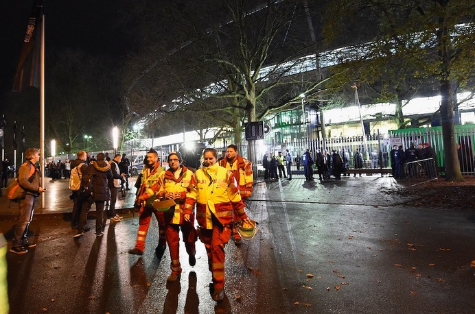 ドイツ代表対オランダ代表の親善試合がテロリストから爆破予告が届いて中止に（2015年11月17日）