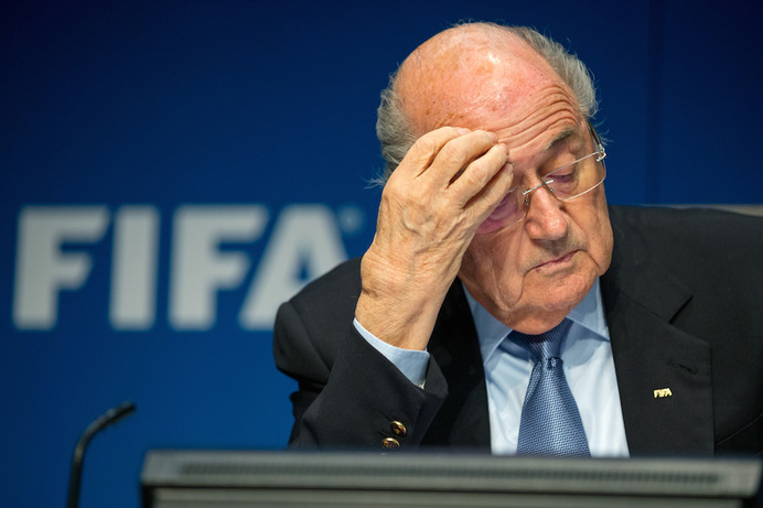 FIFAのゼップ・ブラッター会長 参考画像（2015年3月20日）
