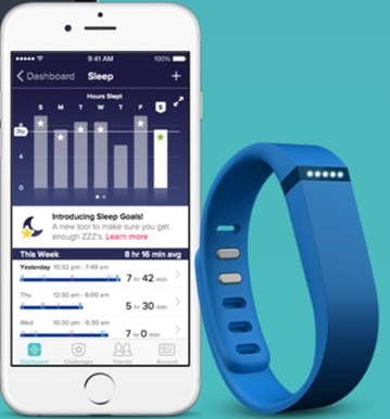 フィットネストラッカー 「Fitbit Flex」、自動睡眠検知機能を追加