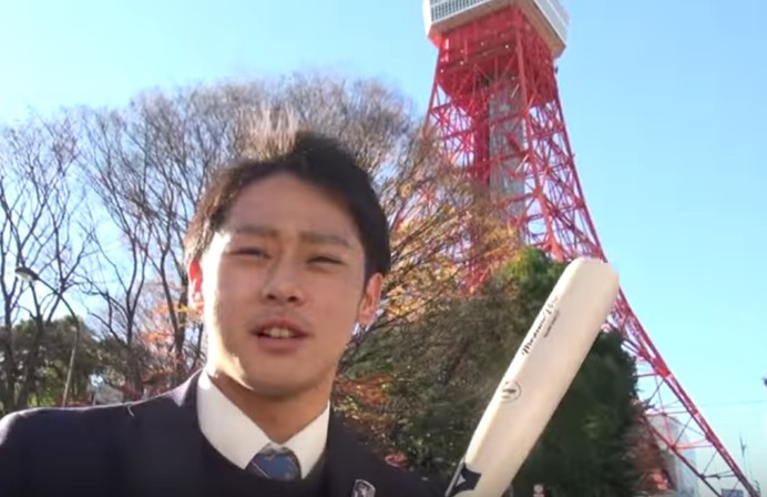 ロッテ・平沢大河、東京タワーに誓うトリプルスリー「頑張ってそういう選手に」（動画キャプチャ）