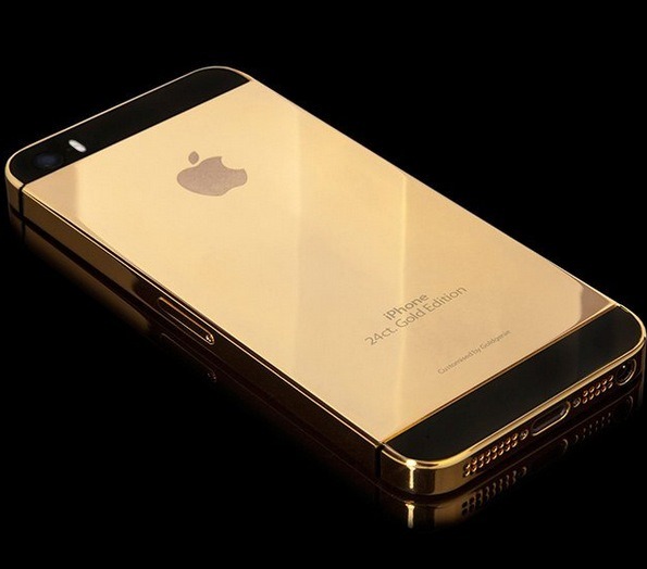 24K加工のカスタムiPhone5S