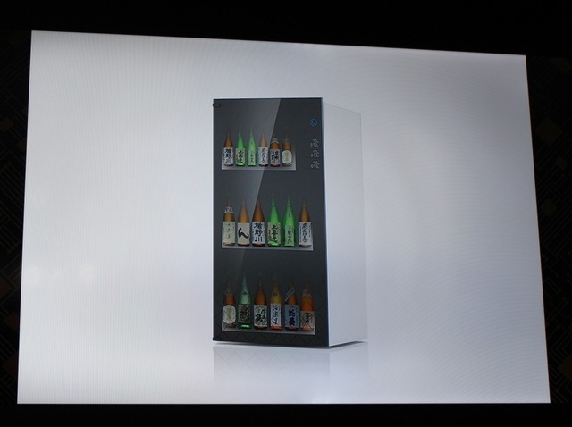 佐藤オオキ氏による、「日本酒セラー」の初期デザイン