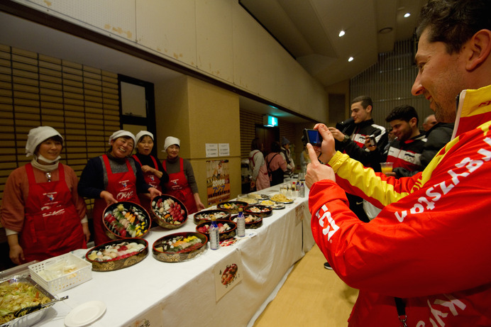 アジア選手権の歓迎レセプション