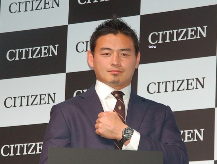 五郎丸歩がシチズンのブランドアンバサダーに就任（2016年2月2日）