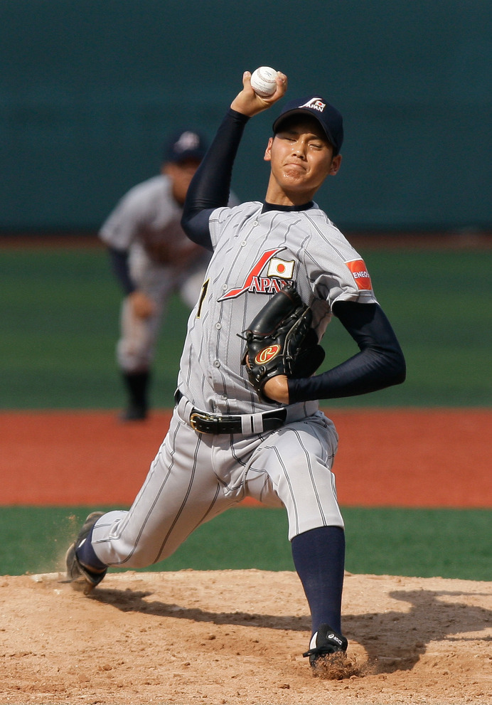 U18日本代表時代の大谷選手（2012年）