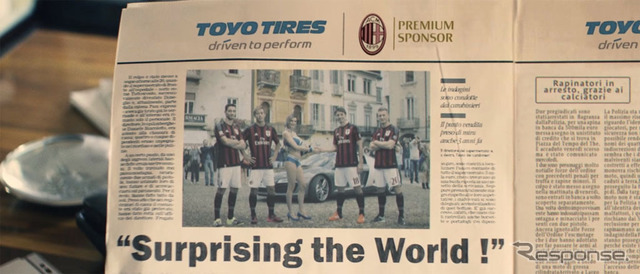 Chase in Milan by TOYO TIRES