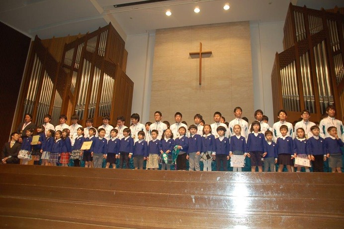 青山学院大学の箱根駅伝優勝報告会（2016年3月5日）