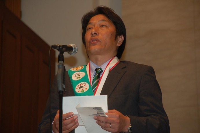 青山学院大学の箱根駅伝優勝報告会（2016年3月5日）