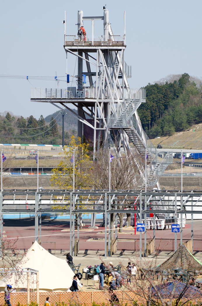 往復561m、高低差約20m！ツインリンクもてぎの「メガジップライン」をやってみた