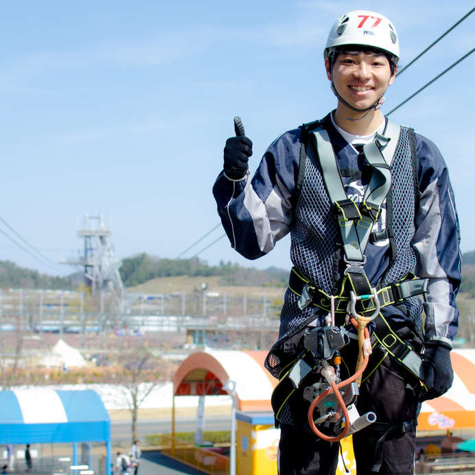 往復561m、高低差約20m！ツインリンクもてぎの「メガジップライン」をやってみた