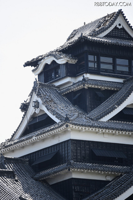 石垣が崩れるなど、地震による被害が出ている熊本城 (C)GettyImages