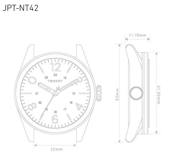 TSOVET JPT-NT42 ウォッチ