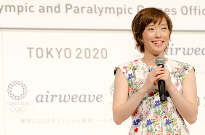 エアウィーヴが東京五輪と寝具パートナー契約を締結、卓球・石川佳純がトークセッション（2016年4月27日）