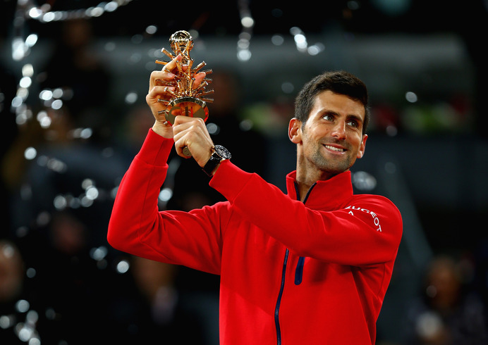 ノバク・ジョコビッチがマドリード・オープンで優勝（2016年5月8日）