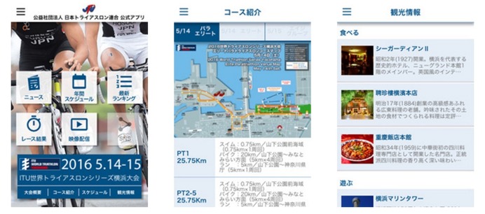 NTTグループ、トライアスロン公式スマホアプリを配信