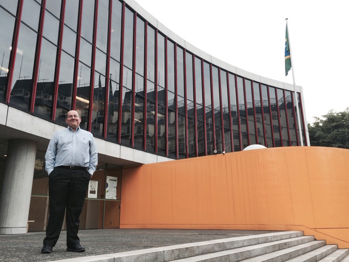 駐日ブラジル大使館オリンピック担当外交官のアウグスト・ペスタナ参事官