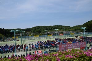 「中学校選抜ソフトテニス大会」に約1200名が参加