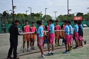 「中学校選抜ソフトテニス大会」に約1200名が参加