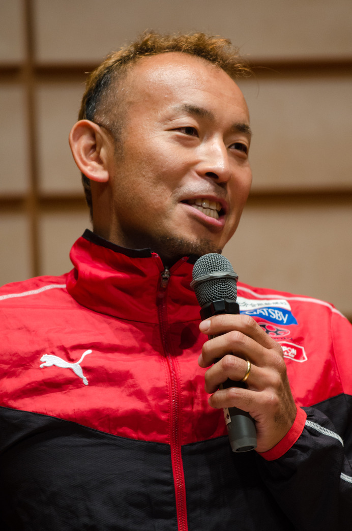 スポーツオブハート代表理事のプロ車いすランナーの廣道純（2016年6月13日）