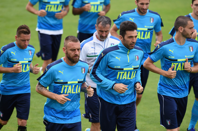 サッカーイタリア代表 参考画像（2016年6月14日）
