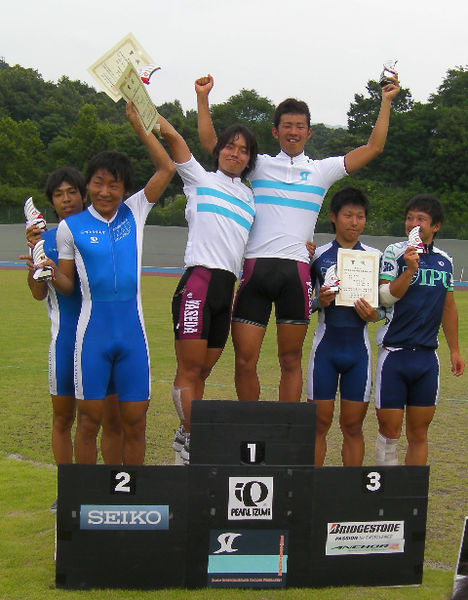 　第50回全日本学生選手権自転車競技大会（トラック競技）が7月4日と5日に山梨県笛吹市境川町の境川自転車競技場（周長400ｍ）で開催された。8月末に開催される大学対抗が、原則一種目各校1名エントリーによる学校別総合成績を競う大会であるのに対して、今回の「学生選